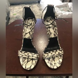 Michael Kors Python Jacqueline High Heel Sandal